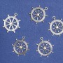 Discount! Pendant hardware 'Steering Wheel' 25x28mm, pack of 10
