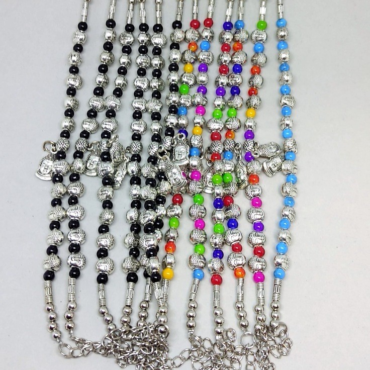 Bracelet 'Buddha Mood' pack of 12 pcs, length 17–22 cm