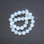 Moonstone Beads (Synthetic) Round, 12 mm diameter, thread length 37 cm +