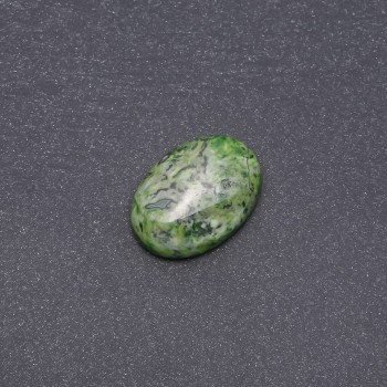 Cabochon Stone Green Jasper (Synthetic) 25x18mm