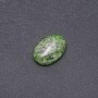 Cabochon Stone Green Jasper (Synthetic) 25x18mm