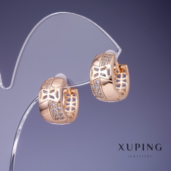 Xuping Earrings 15x8mm '18K gold'