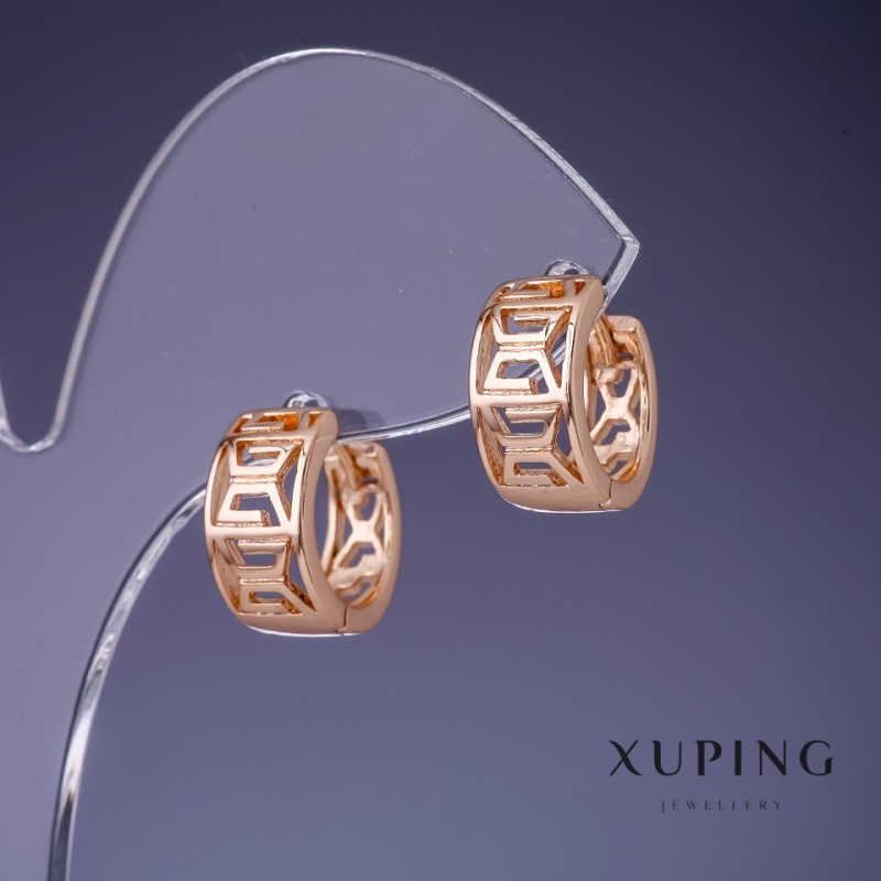 Xuping Earrings 14x7mm '18K Gold'