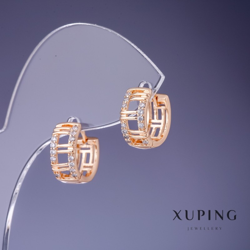 Earrings Xuping 6x14mm '18k gold'