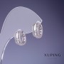 Discount! Xuping earrings 5x12mm rhodium