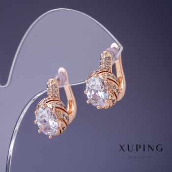 Discount! Xuping earrings 17x10 mm '18K gold plating'