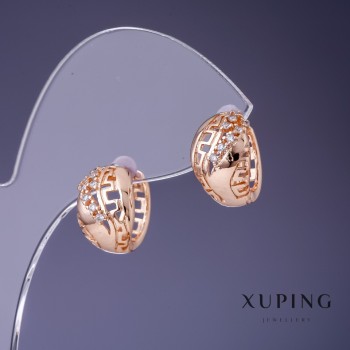 Xuping Earrings 15x9mm '18K Gold Plating'