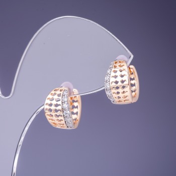 Xuping Earrings 8x13mm "18K Gold Plating"