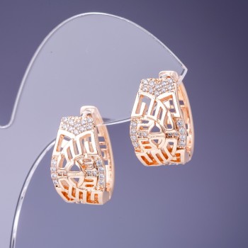 Discount! Xuping Earrings 12x18mm '18K gold'