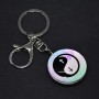 Keychain 'Yin-Yang Cross', length 10 cm