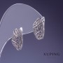 Earrings Xuping 16x8mm rhodium