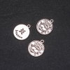 Pendant hardware Zodiac Pisces, 17 mm diameter, packaging 20 g ± 10 pcs
