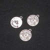 Pendant hardware Zodiac Libra, 17mm diameter, packaging 20 g ± 10 pcs