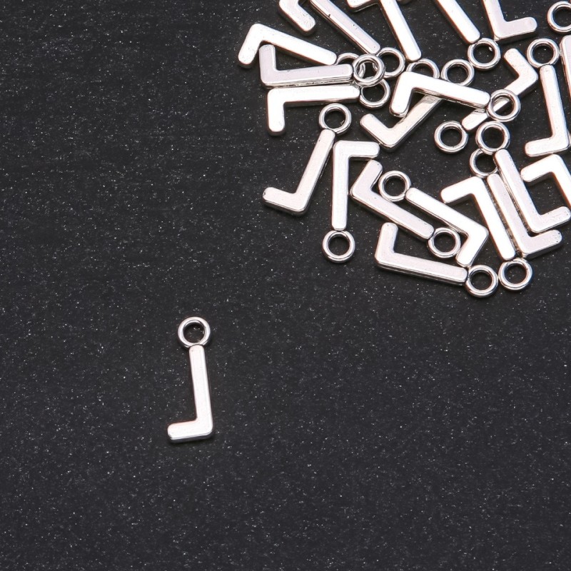Pendant finding Letter 'L' 17×7mm packaging 20 g (± 30 pcs)