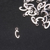Pendant fittings Letter 'C' 17×7 mm packaging 20 g (± 30 pcs)