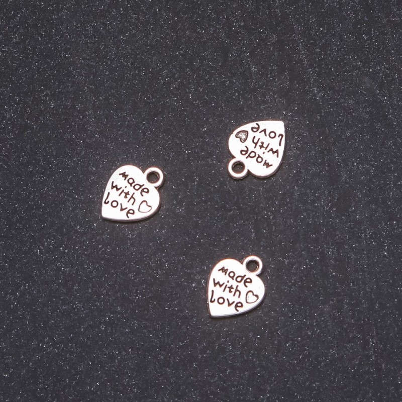 Heart Pendant 9x12mm for Jewelry