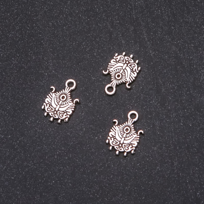 Pendant findings 12x17mm, packaging 20 g +/- 17 pcs