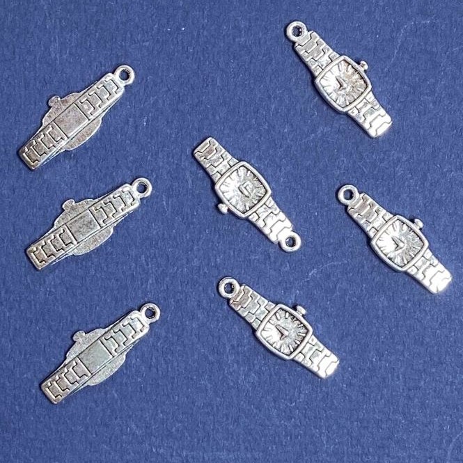 Discount! Pendant findings 'Clocks' 23×9 mm, packaging 20 g +/- 17 pcs