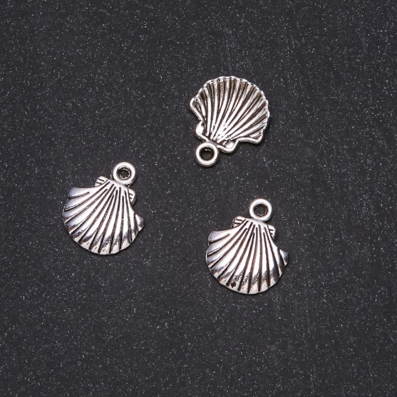 Pendant findings Shell 18x15 mm, packaging 20 g ±16 pcs