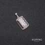 Discount! Xuping Rhodium Pendant 25×19×12 mm