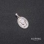 Pendant Xuping 'Face' 25×20×13mm Rhodium-plated
