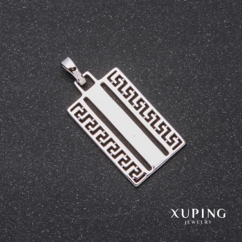 Discount! Xuping Versace pendant 36×30×17 mm rhodium