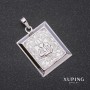 Pendant Xuping Sura 39×30×25 mm Rhodium