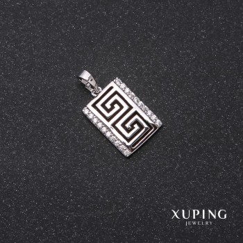 Xuping Pendant 'Versace' 25x17x13 mm Rhodium