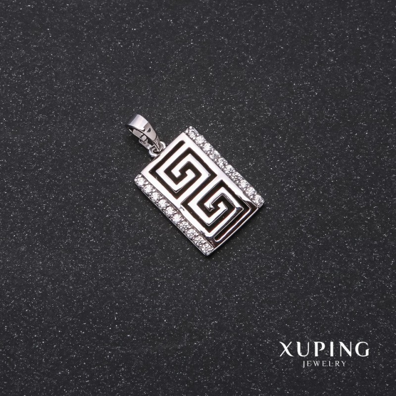 Xuping Pendant 'Versace' 25x17x13 mm Rhodium
