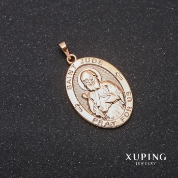 Discount! Xuping Pendant 'Saint Jude' 20×28×35 mm 18k Gold Plating