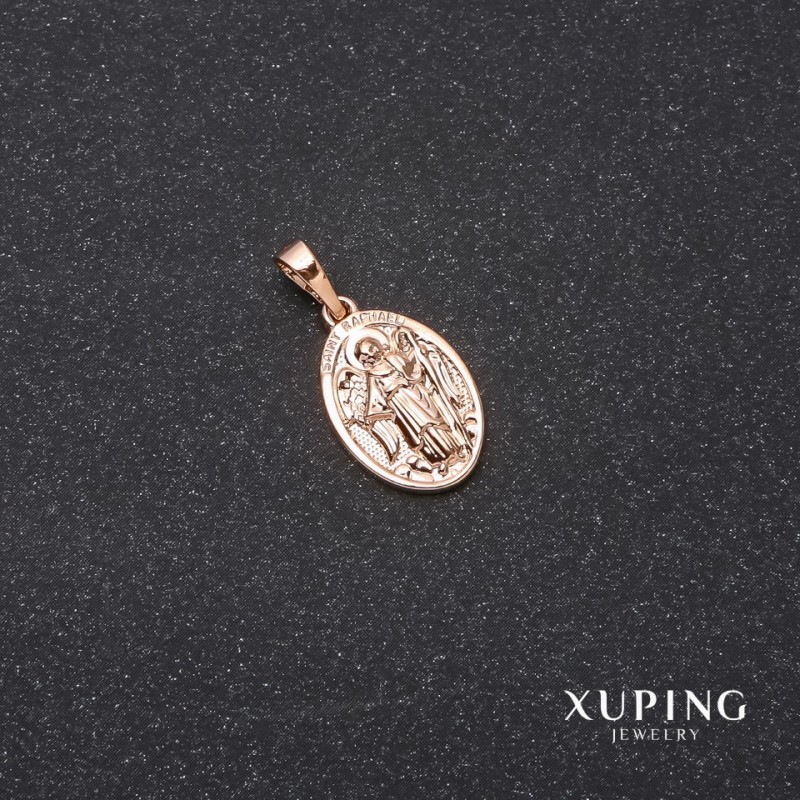 Pendant Xuping "Saint Rafael" 11x18x23 mm 18K gold plating