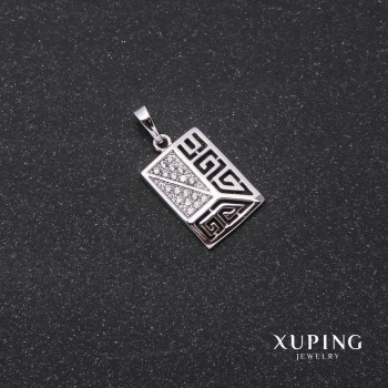 Discount! Xuping 'Versace' 23×19×12 mm rhodium