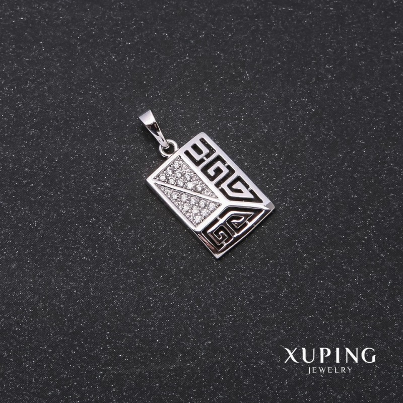Discount! Xuping 'Versace' 23×19×12 mm rhodium