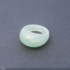 Ring with natural jade, height 6.5-15 mm, width 4-8 mm, diameter 20 mm
