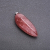 Pendant with natural aventurine 50x20 mm(±)