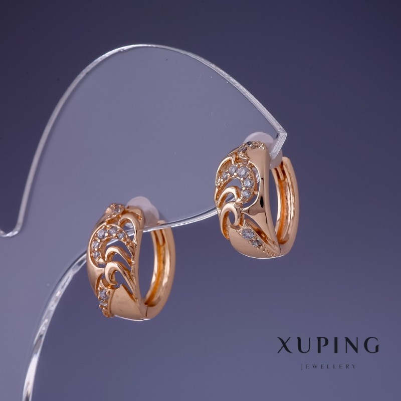 Discount! Xuping Earrings 14x8 mm '18K Gold Plating'
