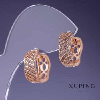 Discount! Xuping Earrings 16x7mm "18K Gold"