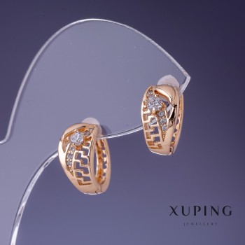 Sale! Xuping Earrings 8×14mm '18K Gold Plating'