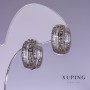 Sale! Xuping rhodium earrings 16x8 mm