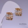 Discount! Xuping Earrings 15x10mm '18k Gold Plating, Rhodium'