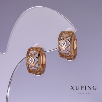 Discount! Xuping Earrings 15x8mm '18K Gold Plating'