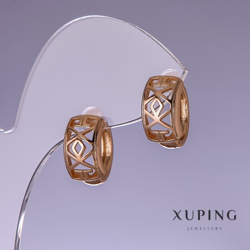 Discount! Xuping Earrings 15x8mm '18K Gold Plating'
