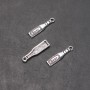 Discount! Beer Bottle Pendant Hardware, 6mm diameter, L3mm length, diameter 1.8mm, packaging 20 g, 26 pcs (+-)