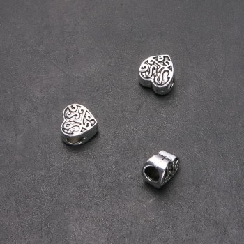 Pandora bead findings, outer diameter 10 mm, inner diameter 4.5 mm, length 10 mm, packaging 20 g, 10 pcs. (+ -)