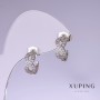 Discount! Xuping Infinity Earrings Rhodium 13×5mm