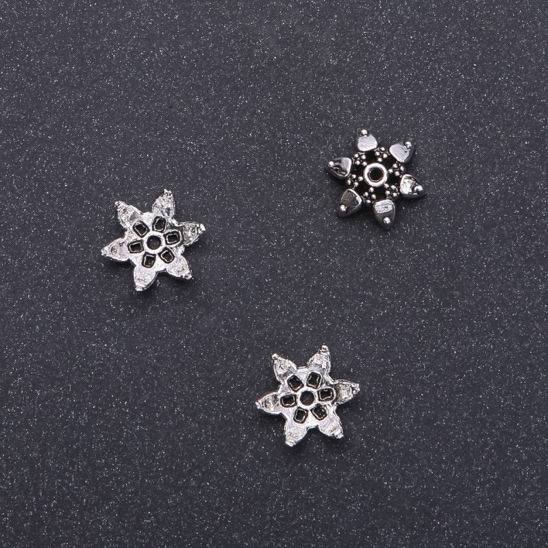 End cap fittings, diameter 11mm, inner diameter 1.35mm, packaging 20 g, 34 pcs. (+ -)