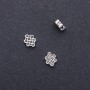 Filigree bead spacer findings, diameter 9x11 mm, hole diameter 1.75 mm, packaging 20 g, 17 pcs (±)