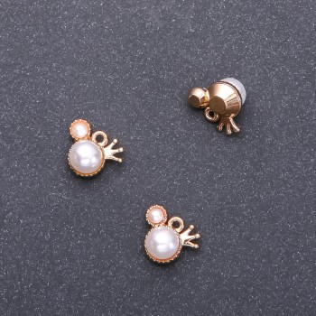 Discount! Crown Pendant Hardware, diameter 11mm, length 13m, diameter 1.5 mm packaging 9 pcs. (+ -)