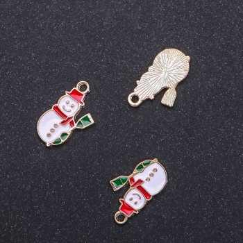 Pendant hardware 'Snowman' gold, diameter 12 mm, length 1 m, in-dmm packaging 6 pcs. (±)