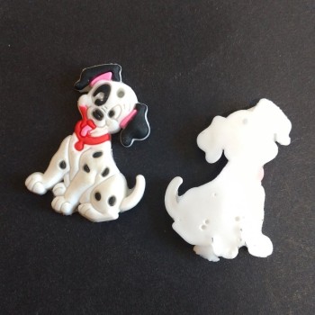 Dalmatian Dog Pendant Blank 35×24mm